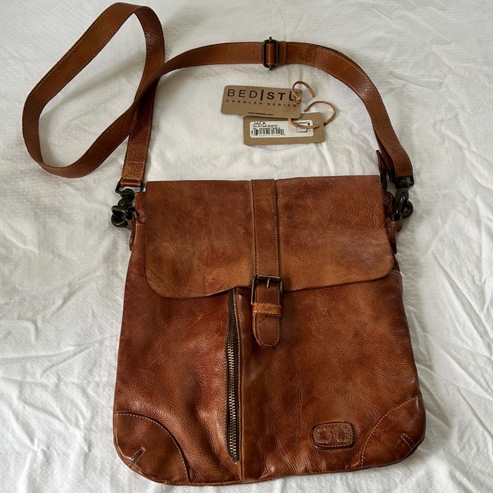 Bed Stu Jack Leather crossbody bag
